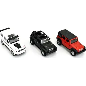 Toy off-road metal car Pro Kids 1:36 scale — die-cast model, mixed colors