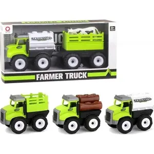 Trifox toy agricultural vehicle with trailer MIX – children's mechanical playset