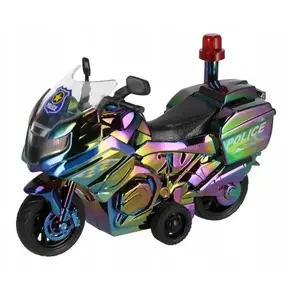 Mechanical toy motorcycle mega creative HY-687, pull-back, 16 cm, assorted colors, display pack