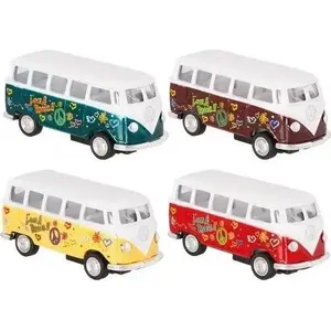 Goki VW Beetle 1:64 (1962) die-cast model with decorative patterns