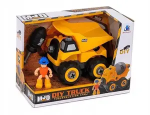 Adar toy dump truck 492981 – steerable plastic construction vehicle for children