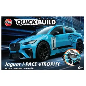 City car model Airfix QUICKBUILD Jaguar I‑PACE eTROPHY assembly kit J6033