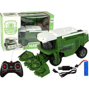 Игрушечный комбайн LEANToys модель 15420 R/C 29 см, зелёный