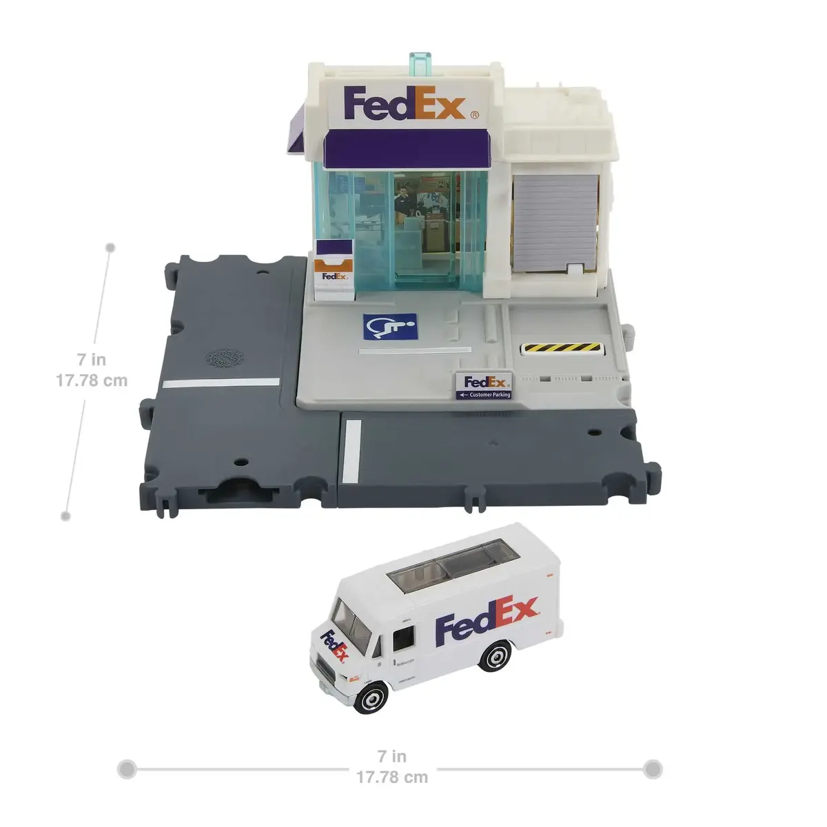 MATTEL Matchbox Action Drivers — FedEx Package Center Photo 5