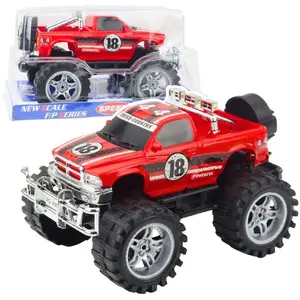 LEANToys remote-control off-road car 27 cm, rear-wheel drive, black-red