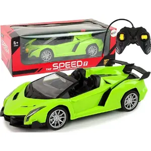 Remote Control Sports Car LEANToys model 13109, 1:18 scale, green