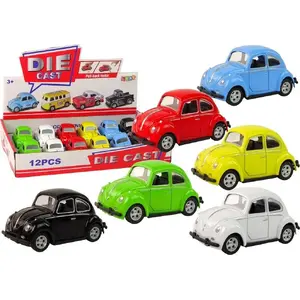 LEANToys friction-powered toy car Beetle model — 6 colors (MPN 16522)