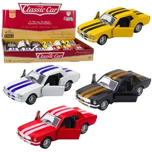 Metāla rotaļu automobilis LEANToys 23177 1:32, metāla korpuss, pull-back mehānisms, atveramas durvis