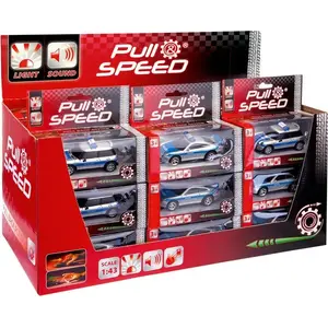 Toy Police Car with Sound and Light, CARRERA Pull & Speed (model 260101)