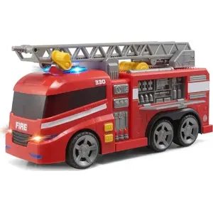 Mechanical toy Dumel Dumel Flota Miejska - Straż Pożarna fire truck model with mechanical wind-up action