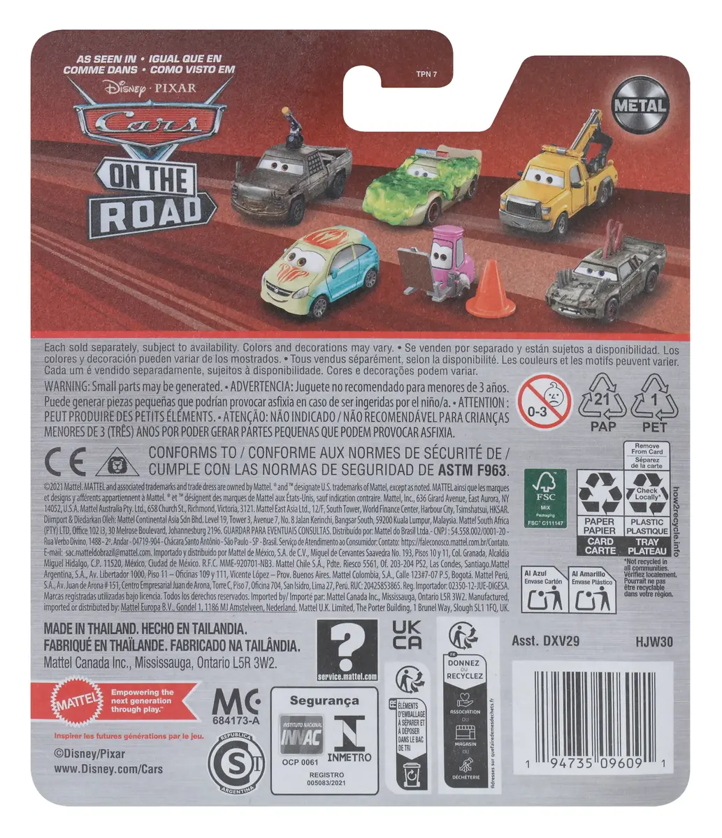Spēļu auto Mattel Disney Pixar Cars HJW30 Photo 2