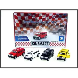 Игрушечный внедорожник Hipo Hummer HXKT101 — металлическая модель, литой корпус, масштаб не указан