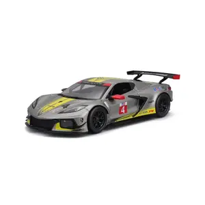 Модель суперкара Bburago Chevrolet Corvette C8R, заранее собранная, масштаб 1:24