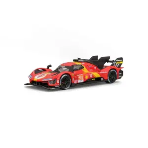 Sporta auto modelis Bburago Ferrari 499P, salikts, mērogā 1:43, svars 230 g