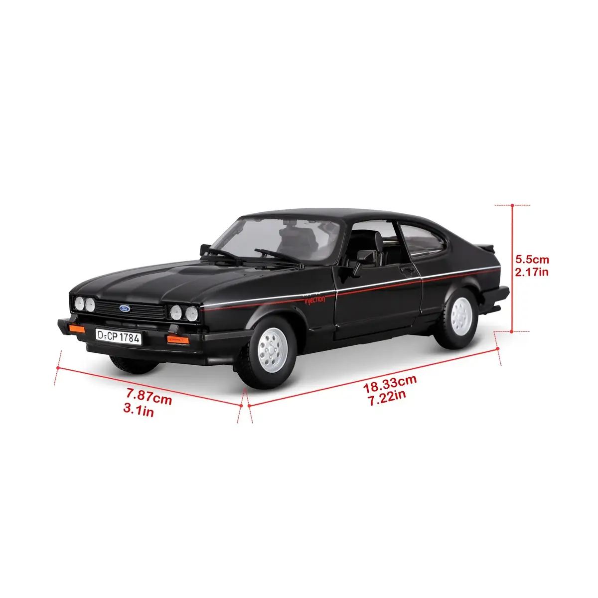 Bburago Ford Capri GT (1982) модель 1:24 Photo 17