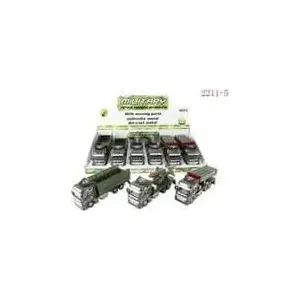 DK metāla rotaļlietu kravas automašīnu komplekts, 6 gab. (modelis CAR0442)