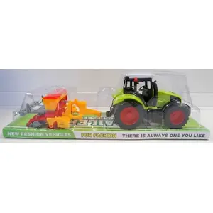 Mechanical toy tractor TEKA model 548341 — miniature agricultural vehicle for play