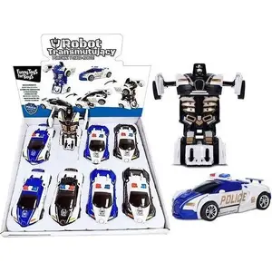Mechanical toy Artyk Auto robot Policja 126642 — single-piece mixed design