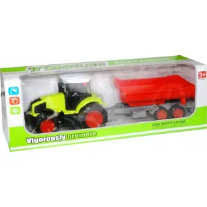 Механическая игрушка трактор TEKA Traktor z przyczepą MPN 614783
