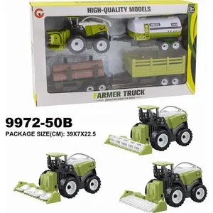 Игрушечный трактор Pro Eximp 9972-50B — механическая модель с заводным механизмом для игры и коллекции