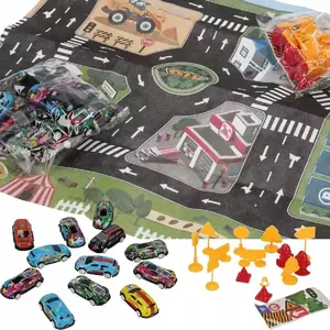 Механическая игрушка mega creative AUTO WYSCIG AKC 6SZT MATA 12x32x10 MC — набор 6 машинок