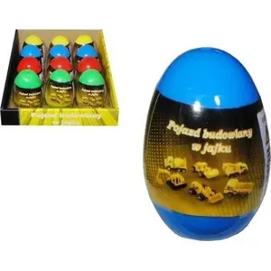 Swede mechanical toy construction vehicle in egg — Swede Autko budowlane w jajku (MPN 508581)