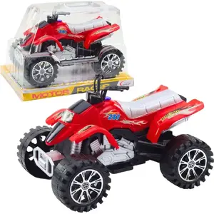 LEANToys kvadracikls ar piedziņu un protektora riepām, sarkans (modelis 24774)