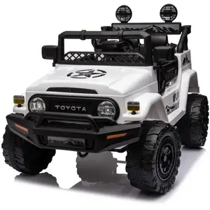 Электромобиль LEANToys Toyota FJ белый 4x4 — аккумуляторная детская машина