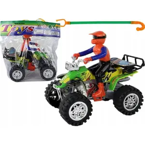 Friction-Push Four-Wheeled Off-Road Ride-On Toy LEANToys Quad MPN 16265