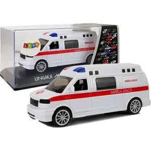 Игрушечная скорая помощь LEAN Sport модель 6912 с звуком, сиреной и светом — механическая игрушка
