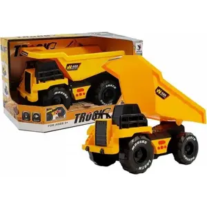 Toy dump truck LEAN Sport model 5644 with friction drive, sounds and lights