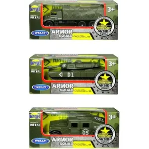 Die-cast military vehicles set Welly 1:60 scale in display box