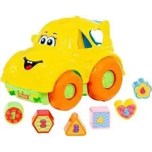 Toy car sorter Polesie AUTO OSOB SORTER 22×15×14 cm with mesh cover