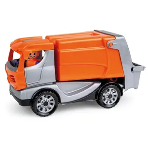 Norimpex Lena Truckies Garbage Truck toy, plastic, grey/orange, for ages 2+