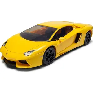 Model car kit Airfix QUICKBUILD Lamborghini Aventador — pre-coloured snap-fit assembly, Yellow