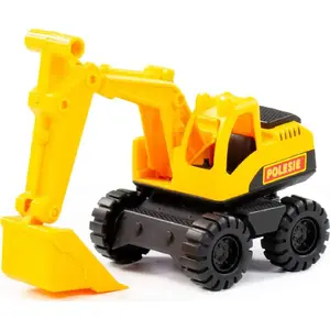 Игрушечный экскаватор Polesie Koparka Ekspert-mini модель 86358 — механическая строительная машина для детей