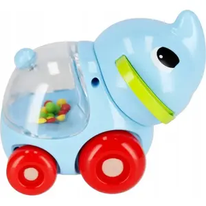 Toy vehicle rattle Elephant by Bambam, baby mechanical toy, model Ż-EURO-ZAB-07-53