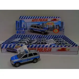 Механическая машинка Hipo Auto Policja 11 см Photo 1