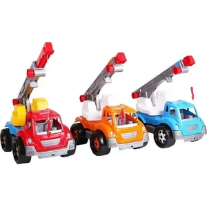 Игрушечный грузовик с краном Technok TEH4562 в сетчатом исполнении, 1 шт., микс