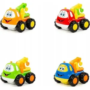 Toy tow truck Polesie Patrick model 88949 — soft storage bag, single-piece mix
