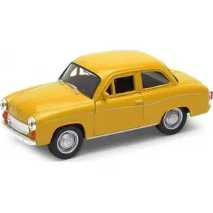 Die-cast model car Welly Syrena 105 1:39 scale yellow