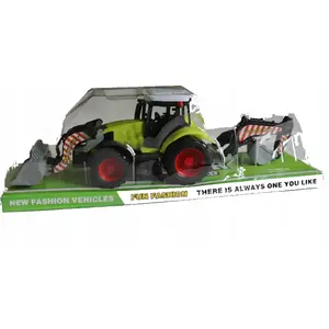 Mechanical toy tractor TEKA model 551275 — pull-back wind-up play vehicle