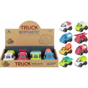 Mechanical toy Mega Creative AUTO CIEZAR MIX CARTOON 12cm - pull-back mechanism, assorted designs