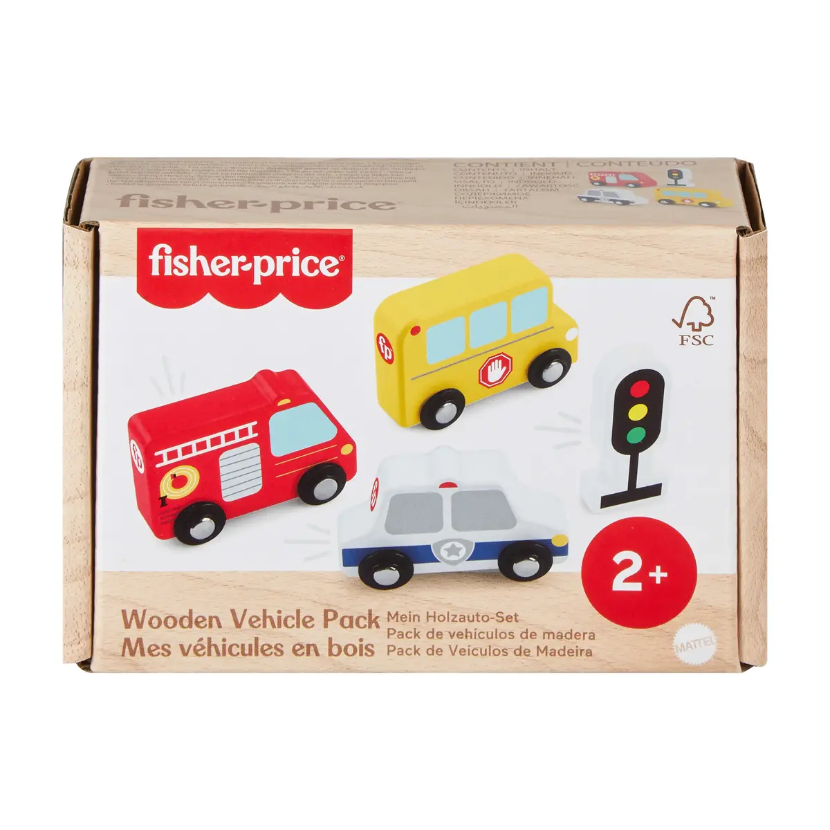 Fisher-Price деревянный набор каталок JCY32 Photo 6