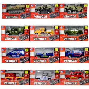 Swede mechanical toy car Swede Autko 1:64 scale, die-cast model