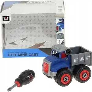 Construction toy set TEKA with screwdriver — assembly and steering play set