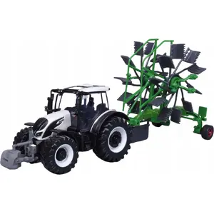 Игрушечный трактор Bburago Valtra N174, масштаб 1:32, литьё под давлением