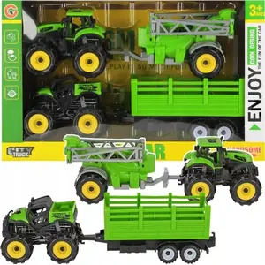 Механический игрушечный трактор Mega Creative TRAKTOR P/B AUTO TEREN AKC 31x20x8 MC WB 30/60