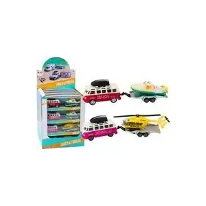 LEANToys metal remote-control off-road car with boat or helicopter attachment, model 18874