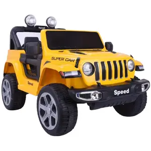 Электромобиль на аккумуляторе lean cars FT-938 Жёлтый лак 4x4 — детский батарейный транспорт